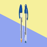  Bút bi Thiên Long TL-049, ngòi 0.5mm, mực xanh đậm, viết êm trơn, thân bút hiện đại kèm grip cao su chống trơn trượt, phù hợp cho học sinh, sinh viên và nhân viên văn phòng 