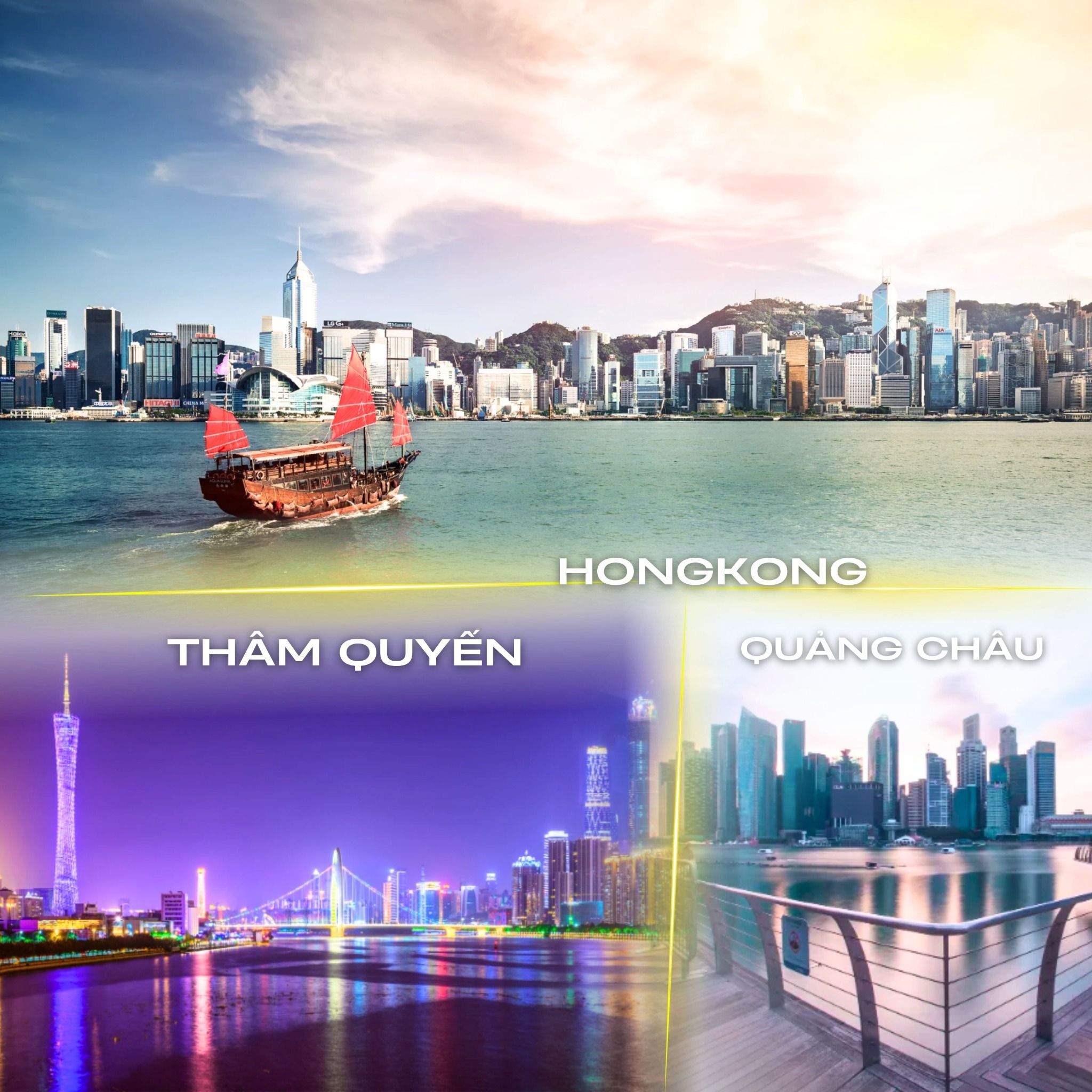 HONG KONG - THẨM QUYẾN - QUẢNG CHÂU