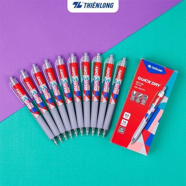 Bút gel Thiên Long 0.5mm GEL-033/V2/KM (12/1152)