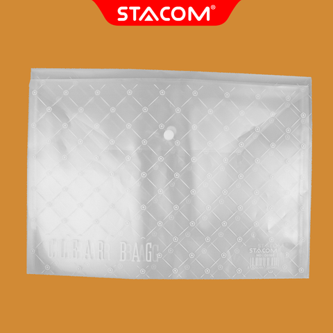 Bìa F4 1 nút nhựa (26x36) Stacom D116F (12/1200)