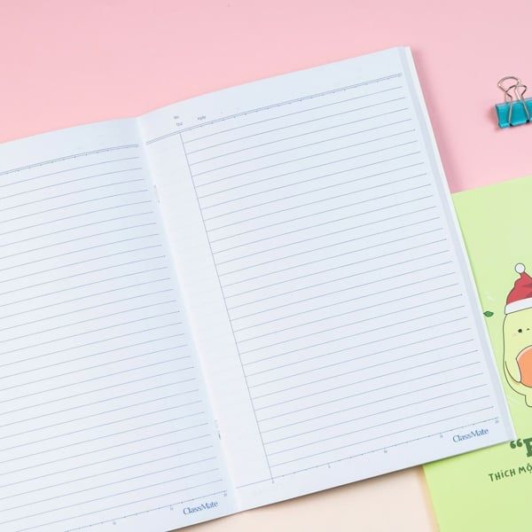 Vở KN Classmate hình quả Bơ DL70gsm 120 trang (10/80)
