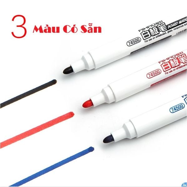 Bút dạ bảng có thể xóa Aihao 74500 Chính Hãng - Có Tại Hiệu Sách Mai