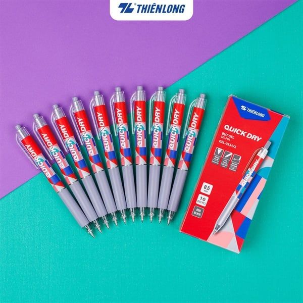 Bút gel Thiên Long 0.5mm GEL-033/V2/KM (12/1152)