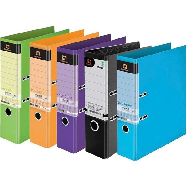 File còng bật 2 mặt si 7F Khổ A4 PP Elephant No.2100A4 (6/24)