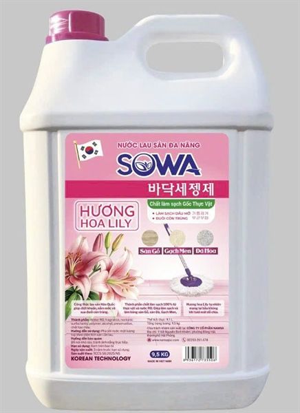 Nước lau sàn Sowa đa năng 9.5kg (2)