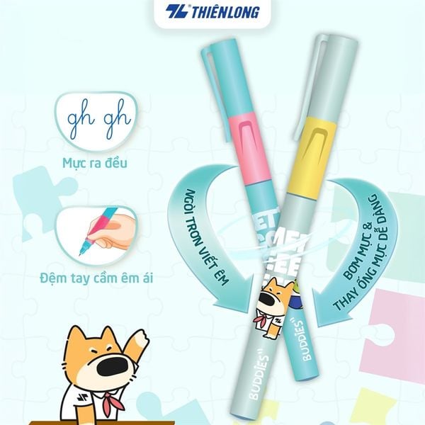 Bút máy Thiên Long Buddies FTC-015 (20/240)