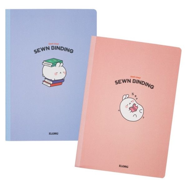 Vở KN nét đứt dán gáy KLONG Sewn Binding B5 DL70gsm