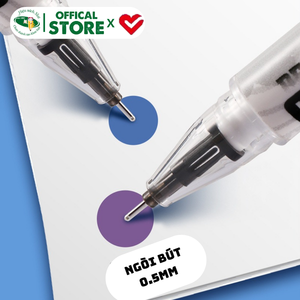 Bút gel tẩy được AIHAO ngòi 0.5mm GP2111 Chính Hãng - Có Tại Hiệu Sách Mai