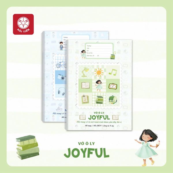 Vở 4 ôly Hải Tiến Joyful DL70gsm 120 trang 0698 (5/100)