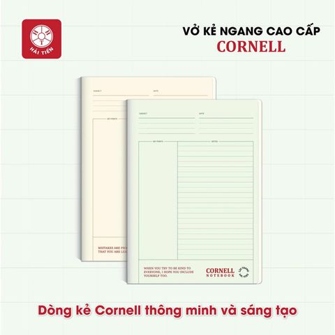 Vở kẻ ngang Hải Tiến Cornell DL70gsm 80 trang 9578 (10/140)
