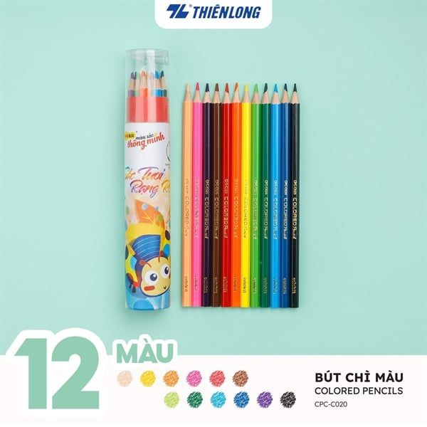 Bút chì màu Colokit Thiên Long CPC-C020 12 màu (19)