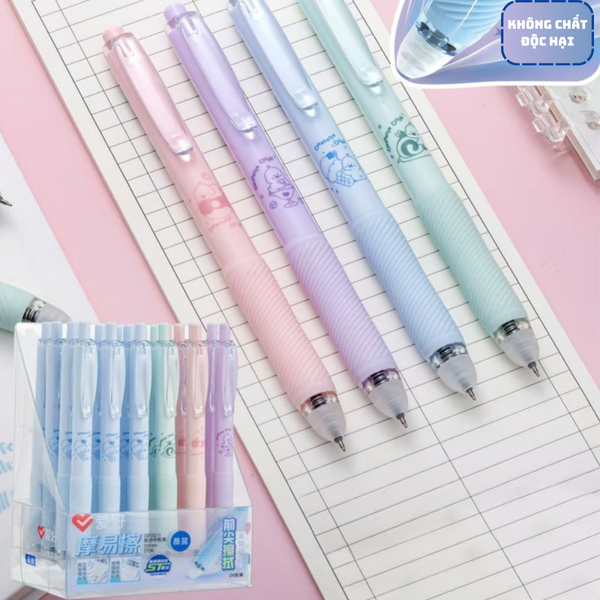 Bút gel tẩy được AIHAO ngòi 0.5mm GP2971 Chính Hãng - Có Tại Hiệu Sách Mai