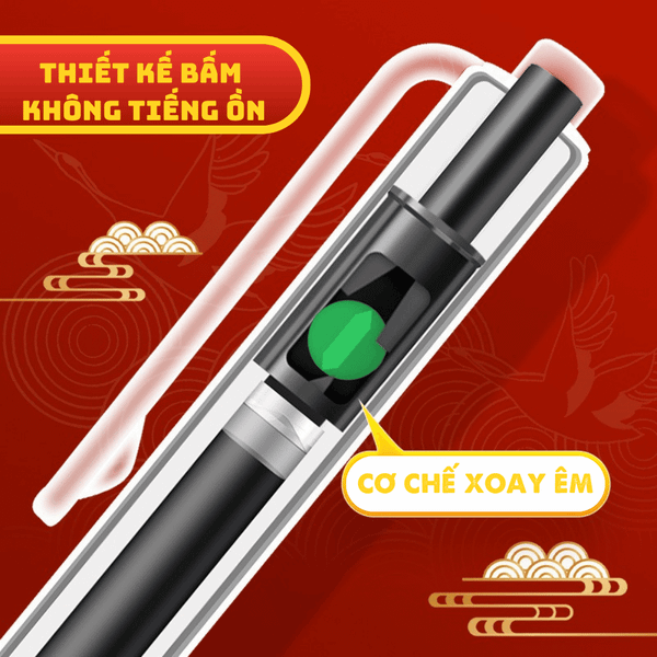 Bút gel AIHAO ngòi 0.5mm GP2991 Chính Hãng - Có Tại Hiệu Sách Mai