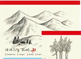 Vở vẽ Hải Long A3 DL100gsm giấy vàng H-VA3V (10)