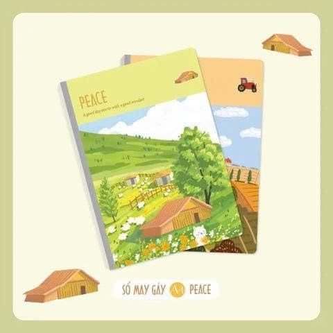 Sổ may gáy KN Hải Tiến PEACH DL70gsm