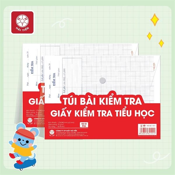 Giấy kiểm tra Hải Tiến
