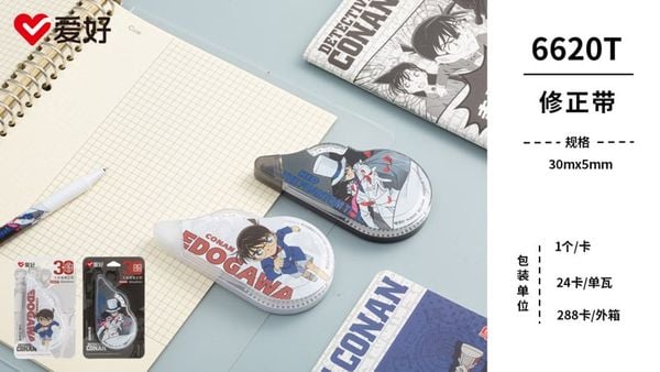 Xoá băng Sở Thích hình Conan 30m*5mm 6620T Chính Hãng - Có Tại Hiệu Sách Mai