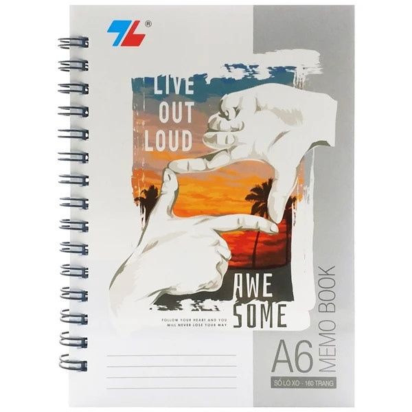 Sổ Lò Xo dọc KN Thiên Long DL70gsm 160 trang khổ A5 MB-004 (5/100)