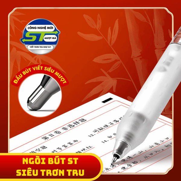 Bút gel AIHAO ngòi 0.5mm GP2991 Chính Hãng - Có Tại Hiệu Sách Mai