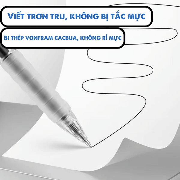 Bút gel AIHAO ngòi 0.5mm GP270 Chính Hãng - Có Tại Hiệu Sách Mai