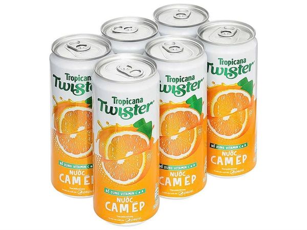 Nước Cam ép Twister 320ml ( 24 lon)