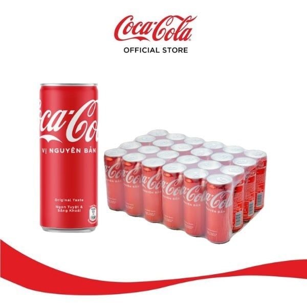 Nước ngọt Coca Cola lon 330ml ( Thùng 24 lon)