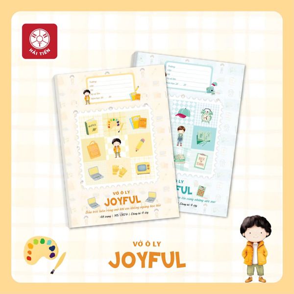 Vở 4 ôly Hải Tiến Joyful DL70gsm 200 trang 0704 (3/60)