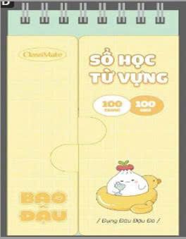 Sổ lò xo ClassMte khổ A6 Bao Đậu DL100gsm 100 trang NN-10-0904
