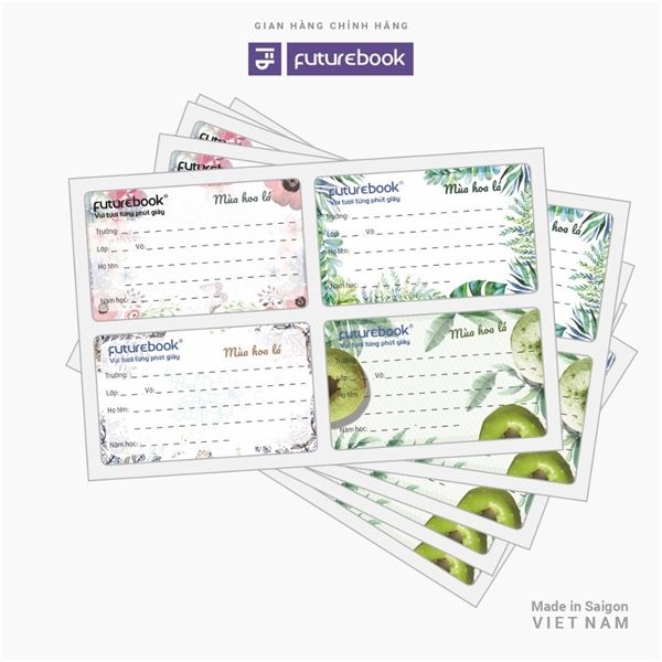 Nhãn vở (20 chiếc/tập) Futurebook (50)
