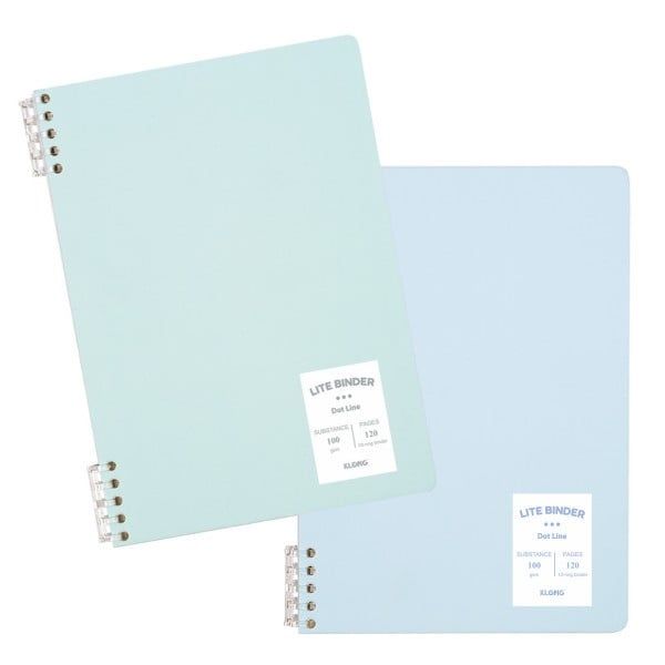 Sổ còng nhựa 2 đầu KLONG KN có chấm Dot Line khổ B5 DL100gsm 120 trang (50) - Klong810