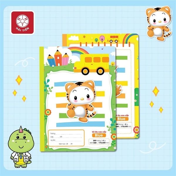 Vở 4 ôly Hải Tiến Blue ĐL80gsm 200 trang (3/54)