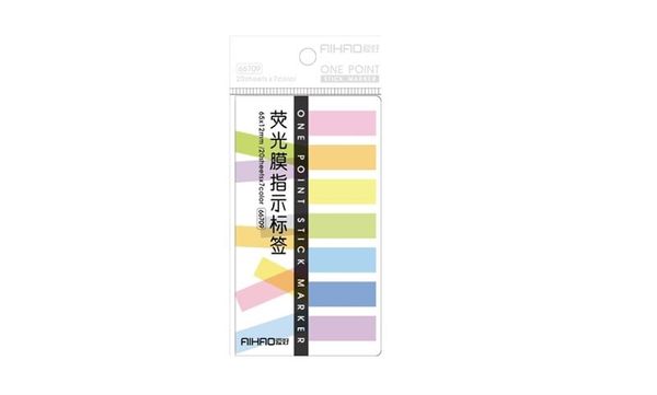 Giấy phân trang Sở Thích nhựa 7 màu 66709 Chính Hãng - Có Tại Hiệu Sách Mai