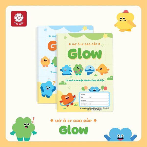 Vở 4 oly Hải Tiến Glow DL120gsm 48 trang 0261A (10/140)