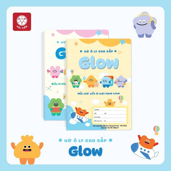 Vở 4 oly Hải Tiến Glow DL120gsm 48 trang 0261A (10/140)