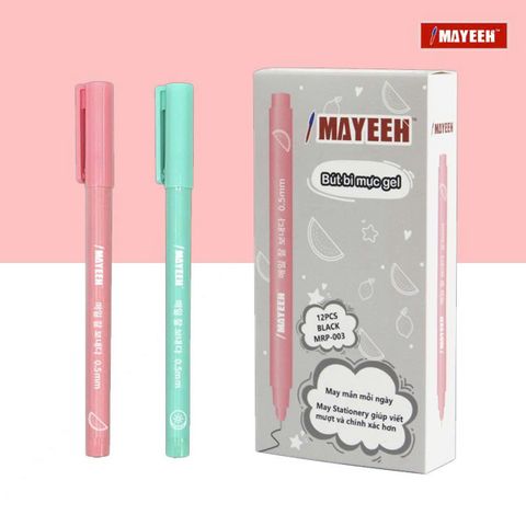 Bút gel Mayeeh ngòi 0.5mm MRP-003 xanh biển (12/144/1728)