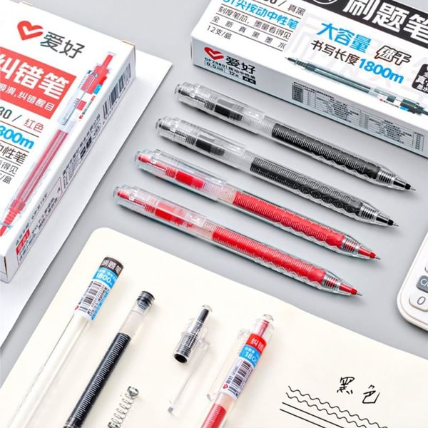 Bộ Bút gel AIHAO ngòi 0.5mm GP2880 Chính Hãng - Có Tại Hiệu Sách Mai