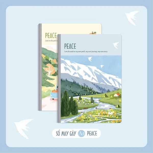 Sổ may gáy KN Hải Tiến PEACH DL70gsm