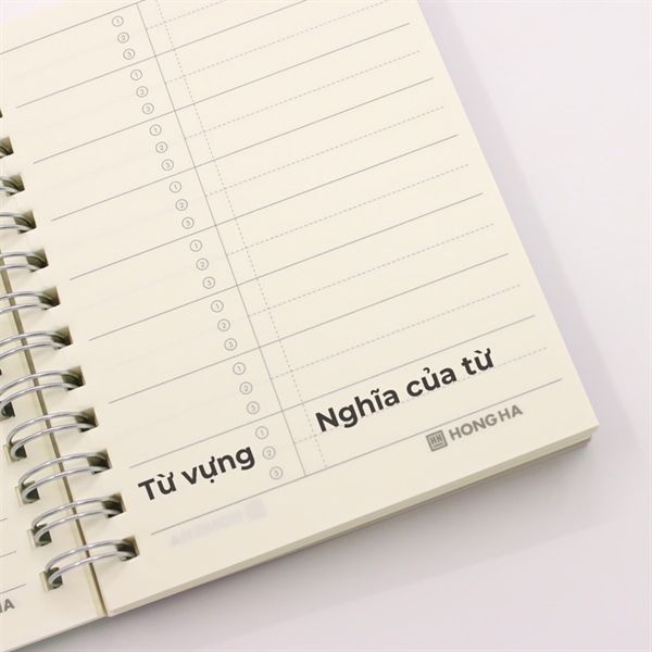 Sổ LX từ vựng Hồng hà Daily Vocab 02 (94x120mm) 200 trang DL70gsm (120) - HH4179