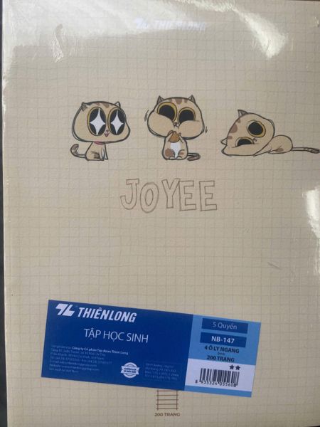 Vở 4oly Thiên Long A5 JOYEE DL70gsm 200 trang NB-147 (5/60)