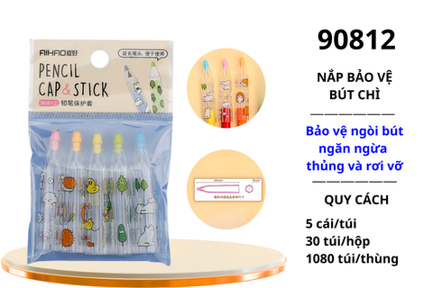 Đầu bảo vệ bút Aihao 90812 (Vỉ 5 cái ) (6/216)