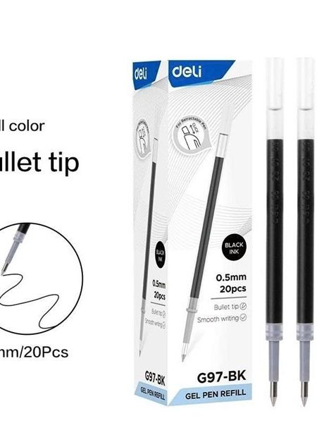 Ruột bút gel Deli ngòi 0.5mm EG97 (20/240/2880)