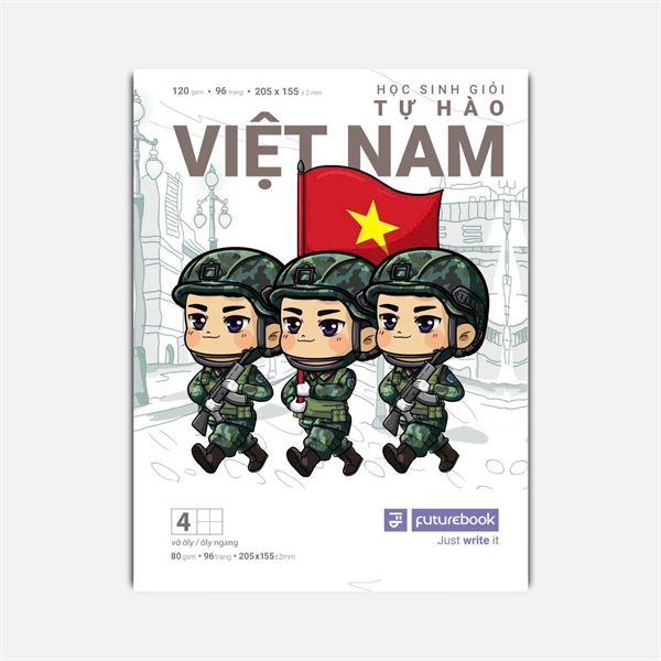 Vở KN FutureBook B5 HSG Tự hào Việt Nam DL80gsm