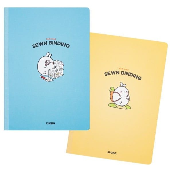 Vở KN nét đứt dán gáy KLONG Sewn Binding B5 DL70gsm