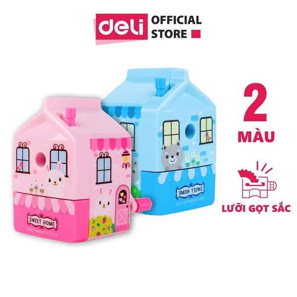 Gọt chì quay tay hình ngôi nhà Deli 724 (12/72)