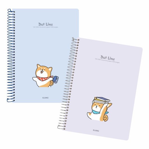 Sổ LX đơn KN có chấm KLONG DotLine khổ A4 DL100gsm