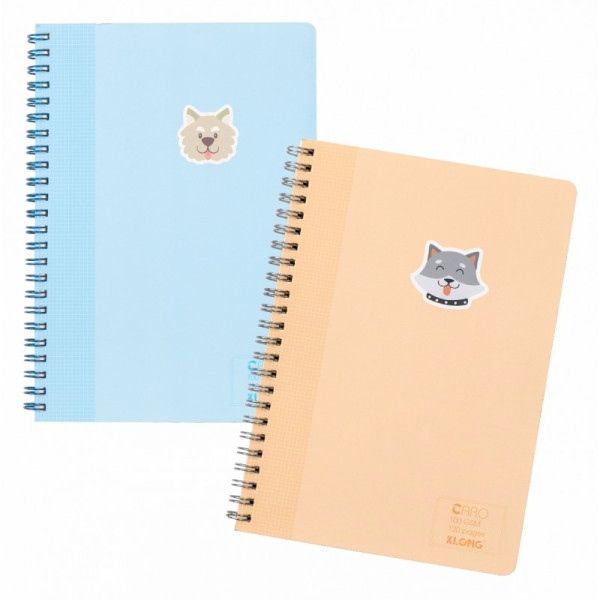 Sổ LX kép caro Klong khổ A5 DL100gsm 120 trang (80) - Klong535