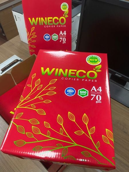 Giấy A4 Wineco DL70gsm (Thùng 5 reams) (5/320)