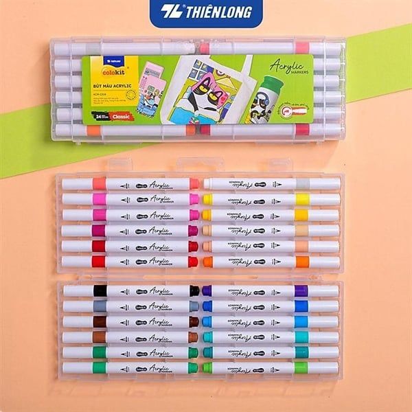 Bút màu Acrylic Thiên Long ACM-C018 24 màu (36)