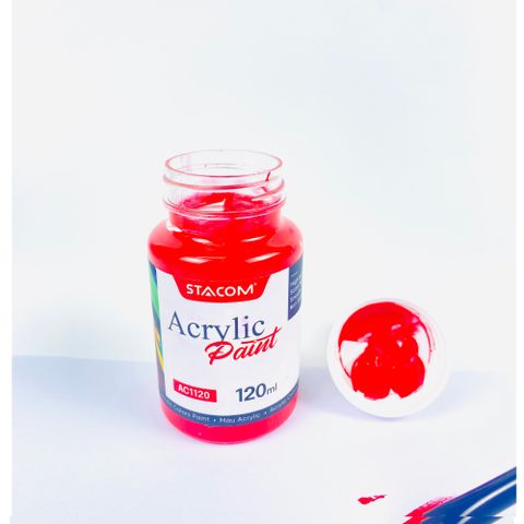 Màu Acrylic 120ml- Red(Đỏ) Stacom AC1120_10 (6/144)