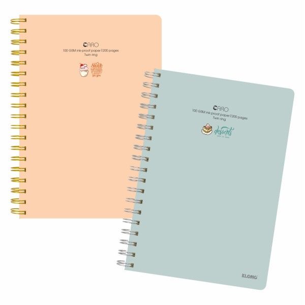 Sổ LX kép caro Klong khổ B5 DL100gsm